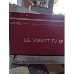 LG smart tv 43 inch aangekocht op 2-10-21 met 2 jaar fabrieksgarantie