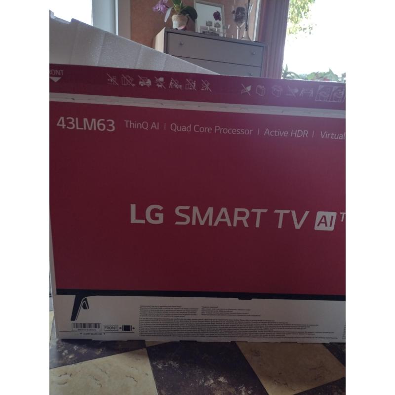 LG smart tv 43 inch aangekocht op 2-10-21 met 2 jaar fabrieksgarantie