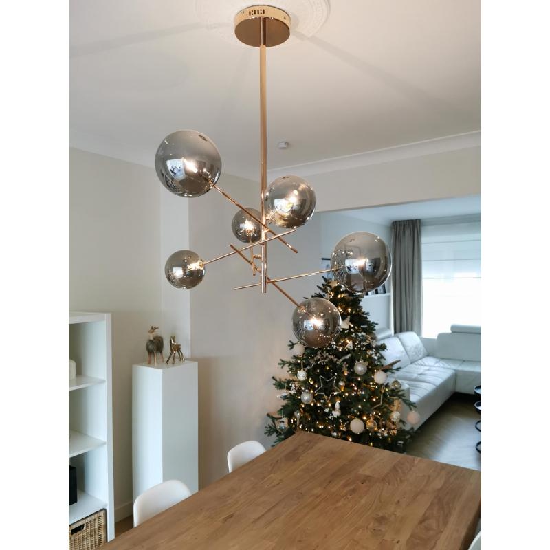 Lucide ALARA - Hanglamp - Ø 72 cm - LED - G4 - 6x1,5W 2700K