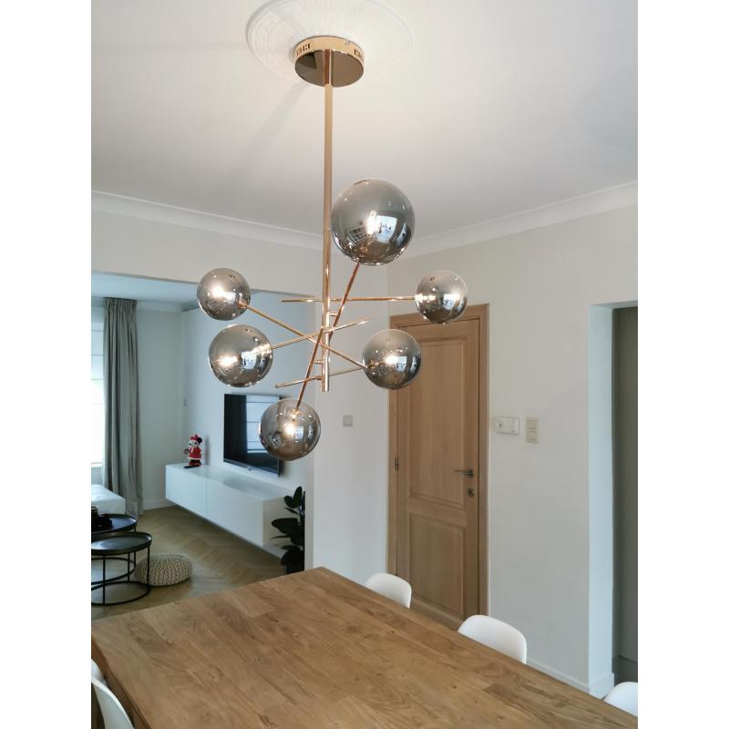 Lucide ALARA - Hanglamp - Ø 72 cm - LED - G4 - 6x1,5W 2700K