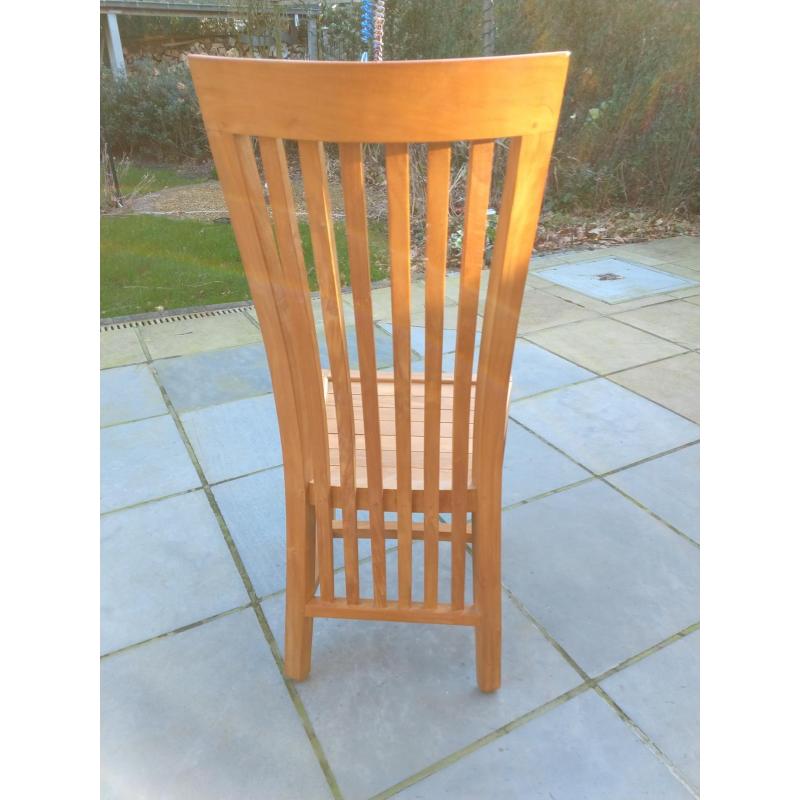 6 massieve Teak stoelen in onberispelijke staat