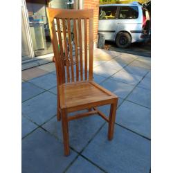 6 massieve Teak stoelen in onberispelijke staat