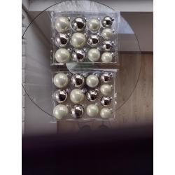 Set van 26 glazen kerstballen van House of Seasons