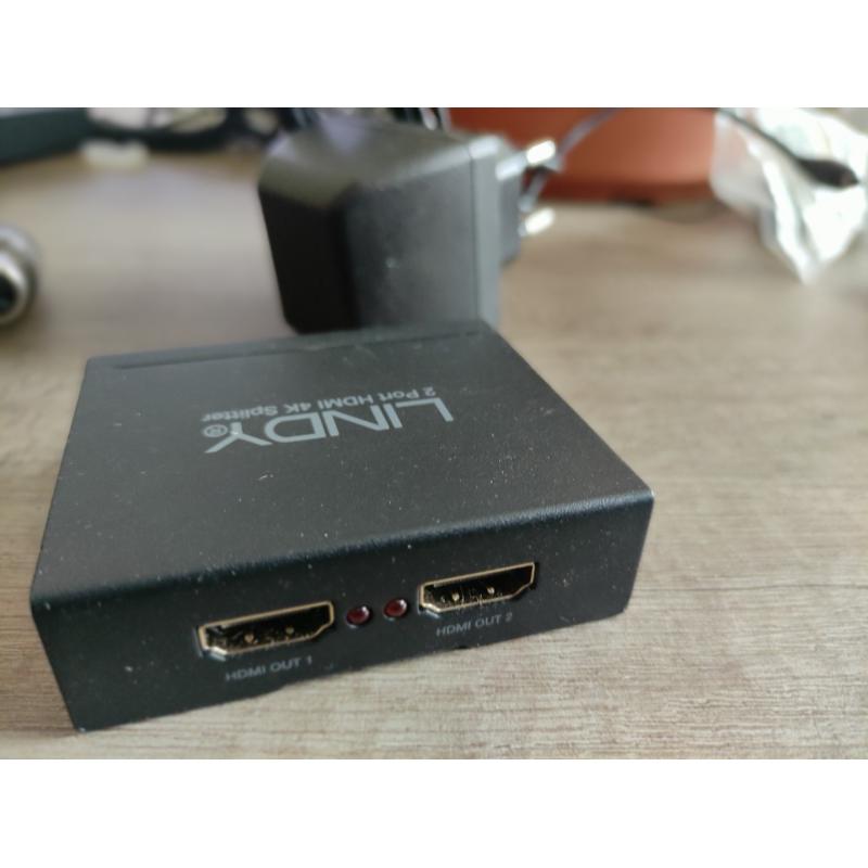 HDMI splitters Lindy en Nedis inc. hdmi kabels