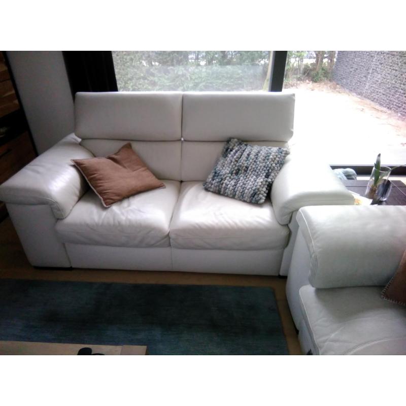 Lederen zetel 2x2 zit met relax
