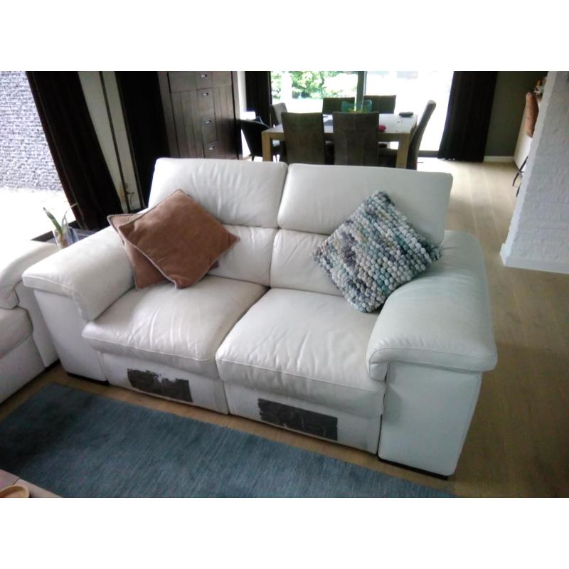Lederen zetel 2x2 zit met relax
