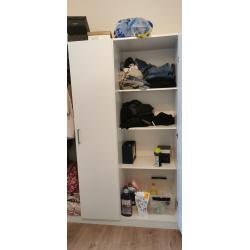 Witte kledingkast, 3 deuren