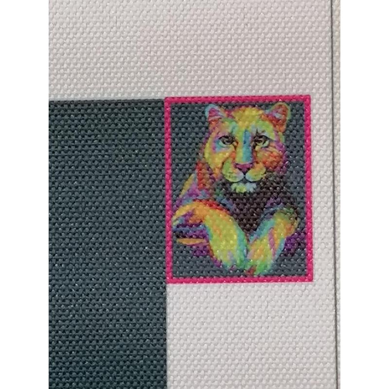 Diamond Painting "Leeuwin" 50 x 40 cm afgewerkt