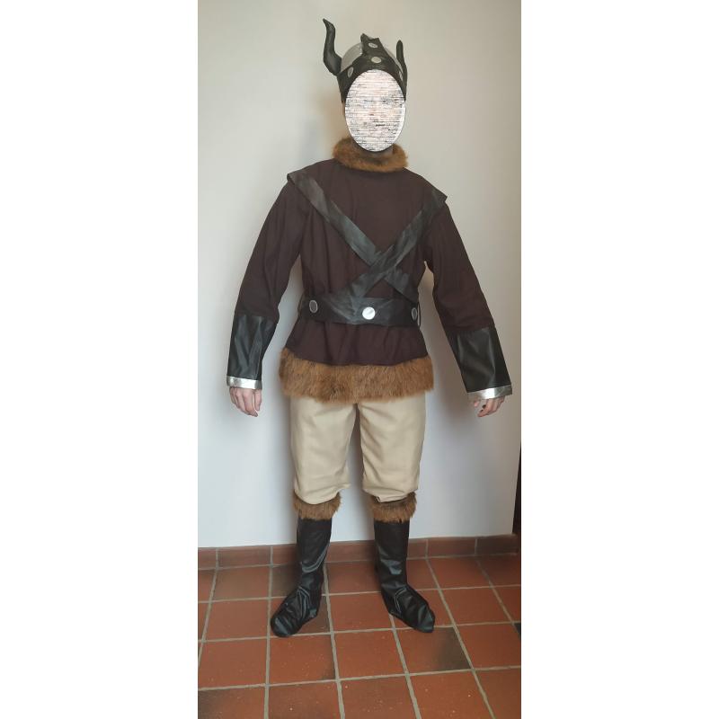 Verkleedkleren / Vikingpak met schild (Maat M)