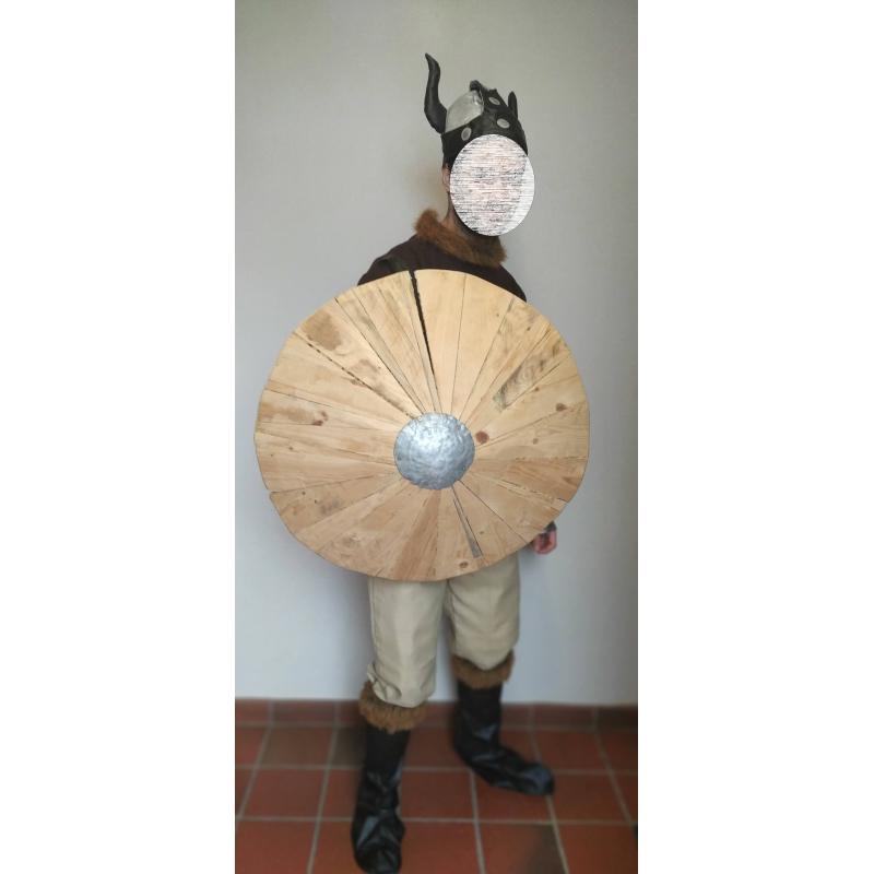 Verkleedkleren / Vikingpak met schild (Maat M)