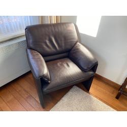 Salon met canapé, fauteuil en relax merk Jori (Du Fossé)