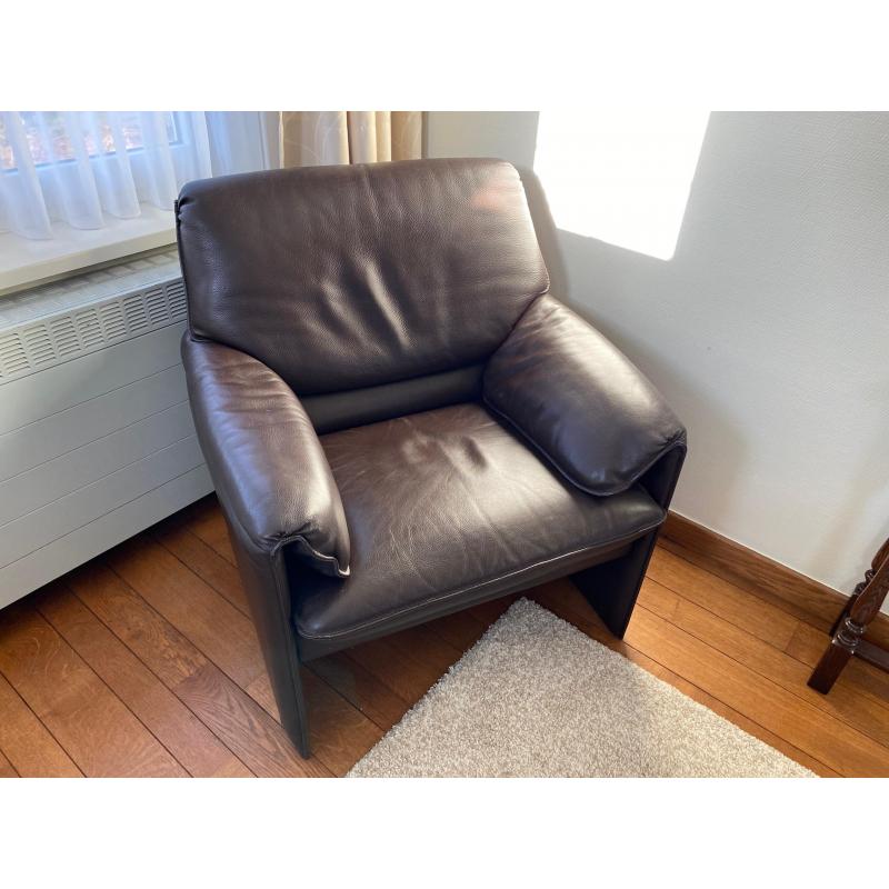 Salon met canapé, fauteuil en relax merk Jori (Du Fossé)
