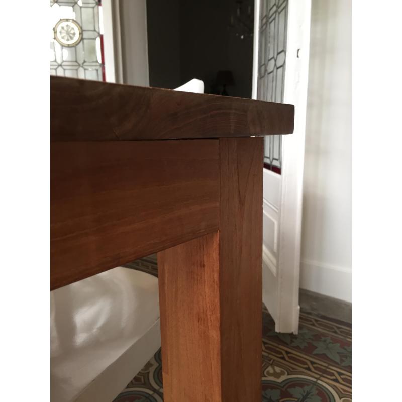 teaken eettafel