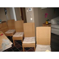 4 eetkamerstoelen