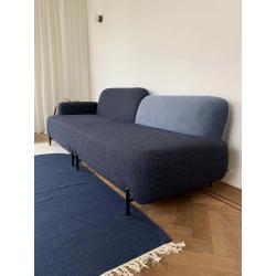blauwe sofa