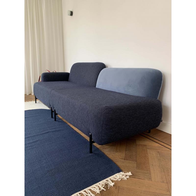 blauwe sofa