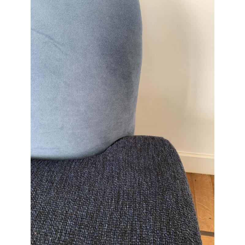 blauwe sofa
