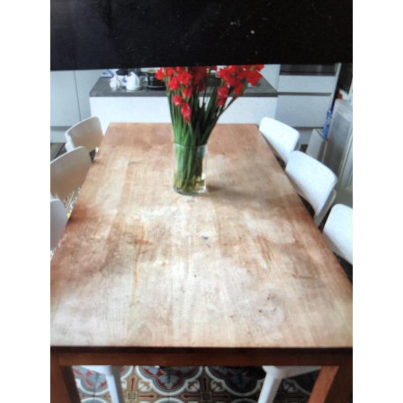 teaken eettafel
