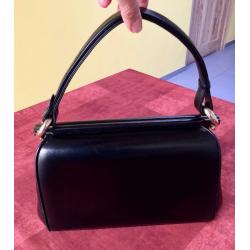 Mooie zwarte vintage handtas