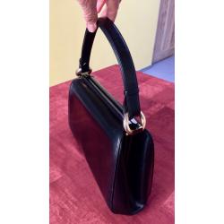 Mooie zwarte vintage handtas