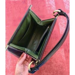 Mooie zwarte vintage handtas