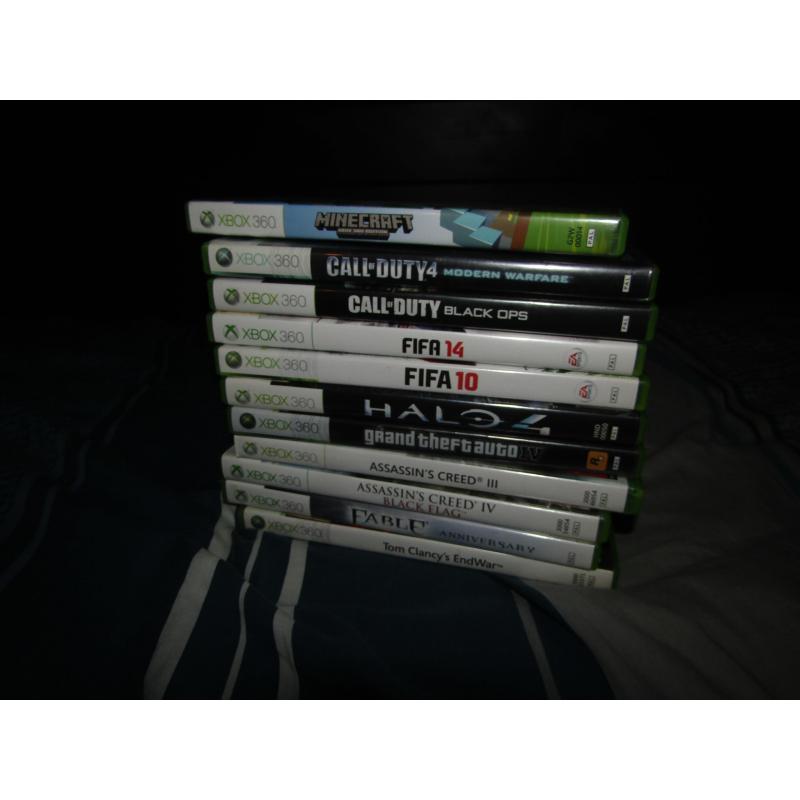 XBOX 360 MET 11 GAMES