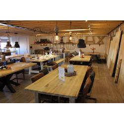Gigantische actie robuuste steigerhouten tafel €129