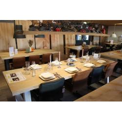 Loods uitverkoop massieve eiken tafel nu 449,-