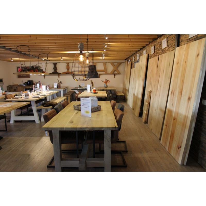 Sensationele actie rustieke steigerhouten tafel €129