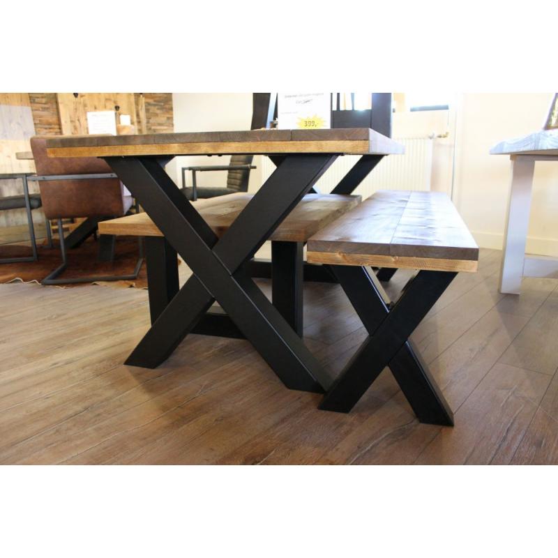 Sensationele actie rustieke steigerhouten tafel €129