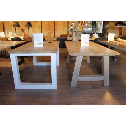 Nieuw! Grote brocante kloosterhouten eettafel €299