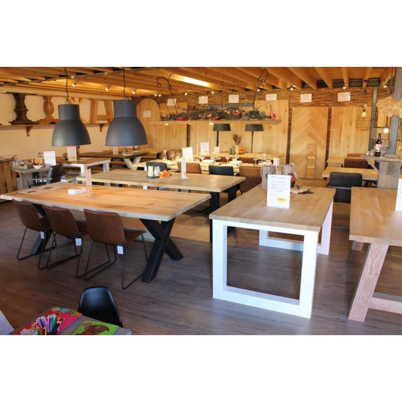 Gigantische actie robuuste steigerhouten tafel €129