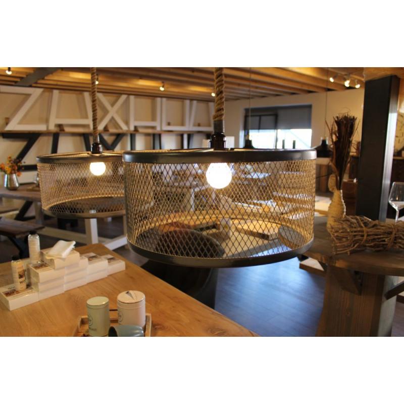 Grote tafel steigerhout massief nu 289,- STUNT ACTIE!