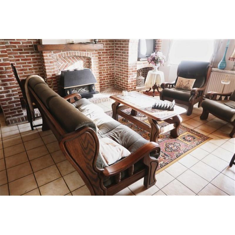 salon en eetplaats rustiek