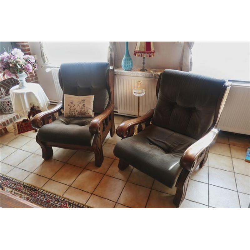 salon en eetplaats rustiek