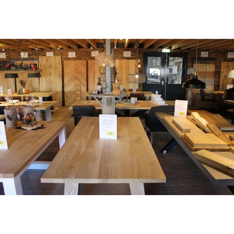 MAGAZIJN ACTIE! rustieke kloostertafel te koop 299