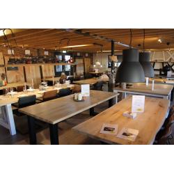Stevige luxe steigerhouten tafel nu 289