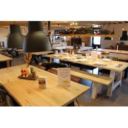 Sensationele actie moderne steigerhouten tafel €129