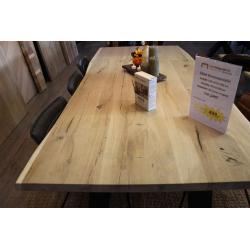 Loods uitverkoop massieve eiken tafel nu 449,-