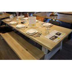GRATIS BEZORGD! robuuste kloostertafel nu 350,-