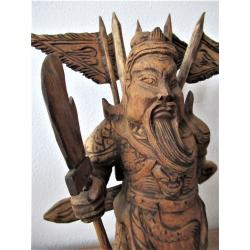 Krijger "KWNXU" (7) - Hout - Nepal - Eind 20e eeuw