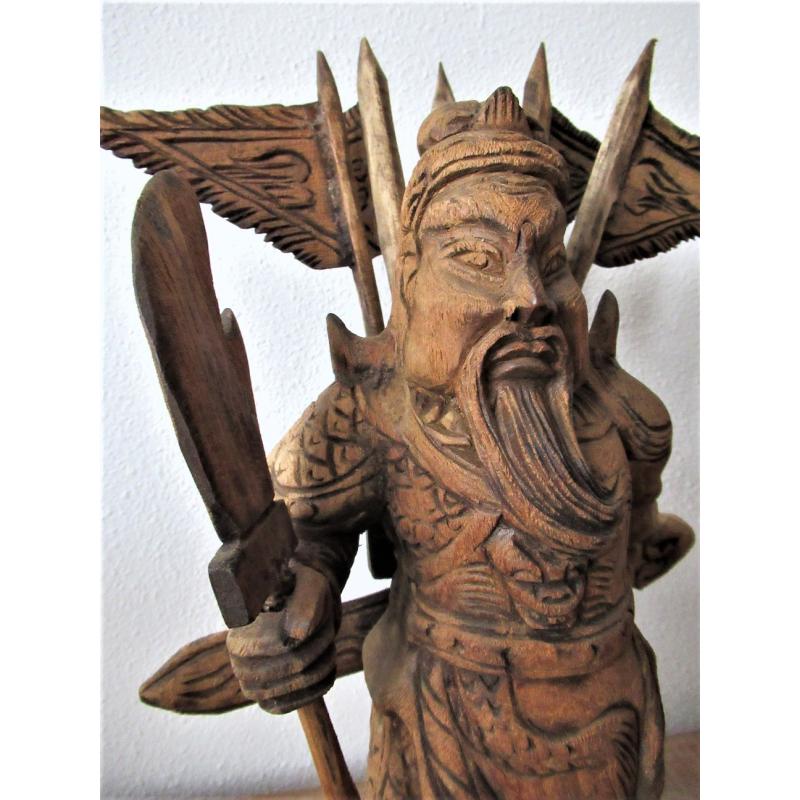 Krijger "KWNXU" (7) - Hout - Nepal - Eind 20e eeuw