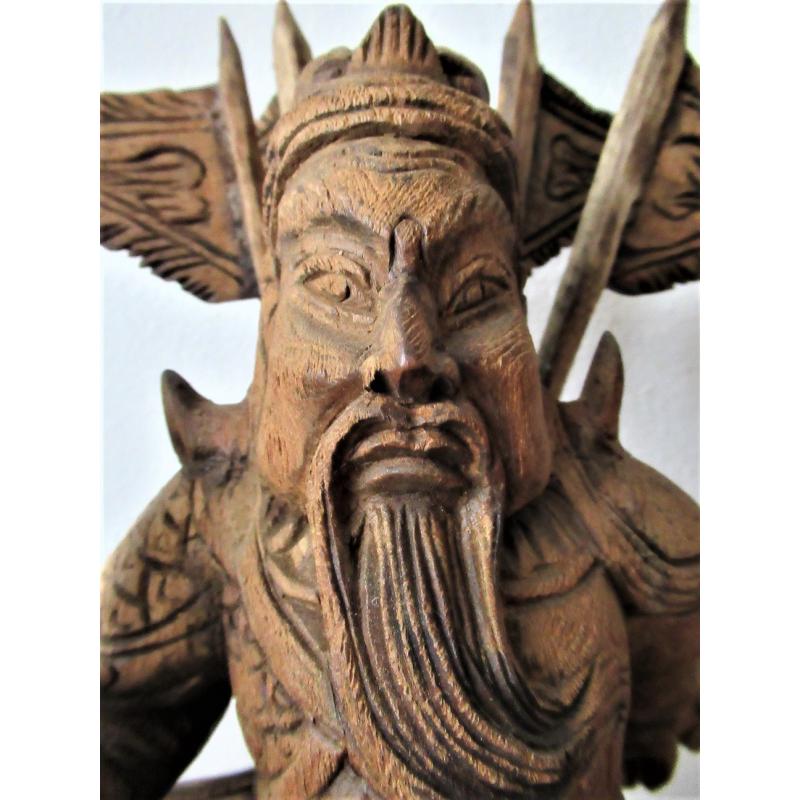 Krijger "KWNXU" (7) - Hout - Nepal - Eind 20e eeuw