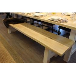 Nieuw! Rustieke brocante kloosterhouten eettafel nu €299