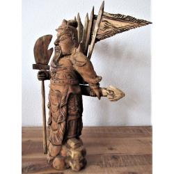 Krijger "KWNXU" (7) - Hout - Nepal - Eind 20e eeuw