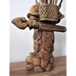 Krijger "KWNXU" (7) - Hout - Nepal - Eind 20e eeuw