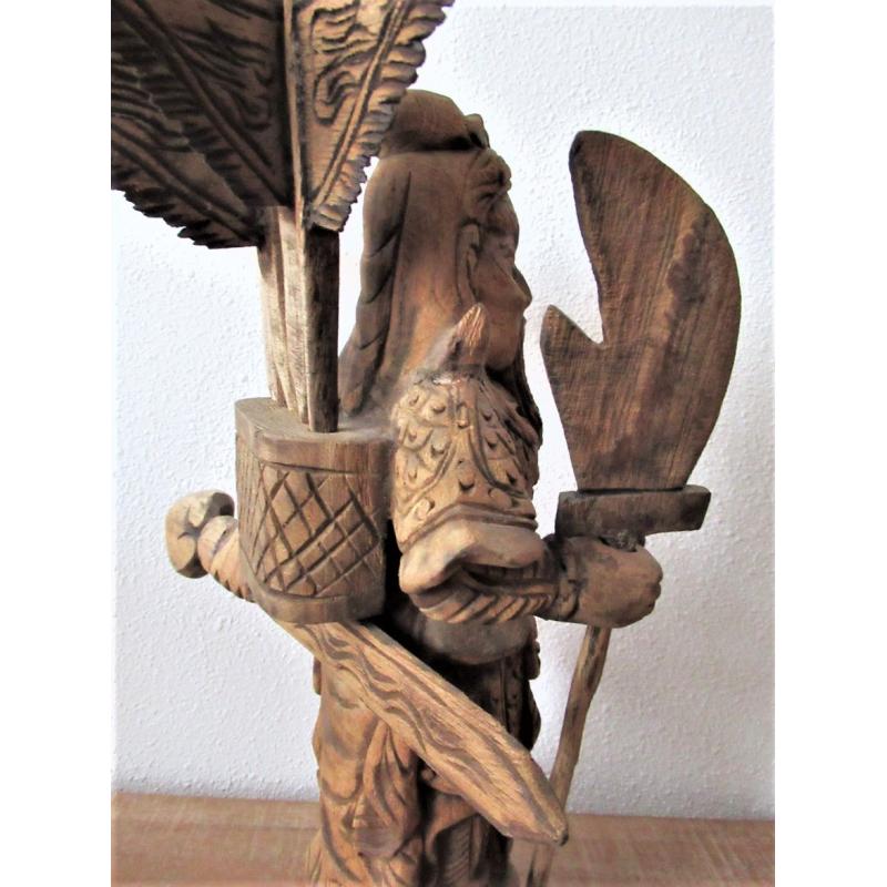 Krijger "KWNXU" (7) - Hout - Nepal - Eind 20e eeuw