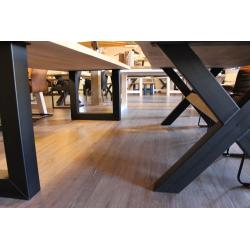 Stevige steigerhouten luxe tafel nu 289