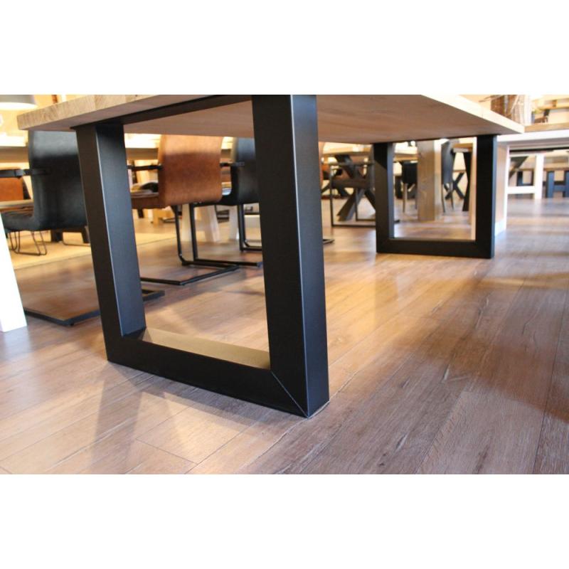 Nieuw! Grote brocante kloosterhouten eettafel €299