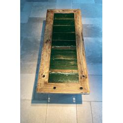 Salontafel - groen eik
